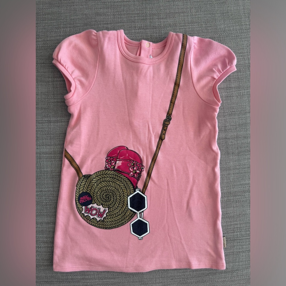Pink Kids Shirt with Graphic Design